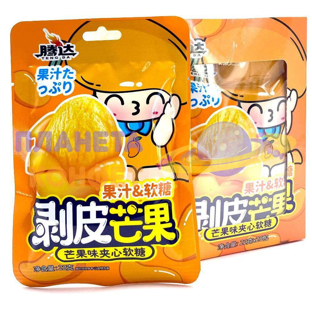 Желе, зефир и мармелад из Китая: Желейная конфета TengDa - со вкусом Манго
