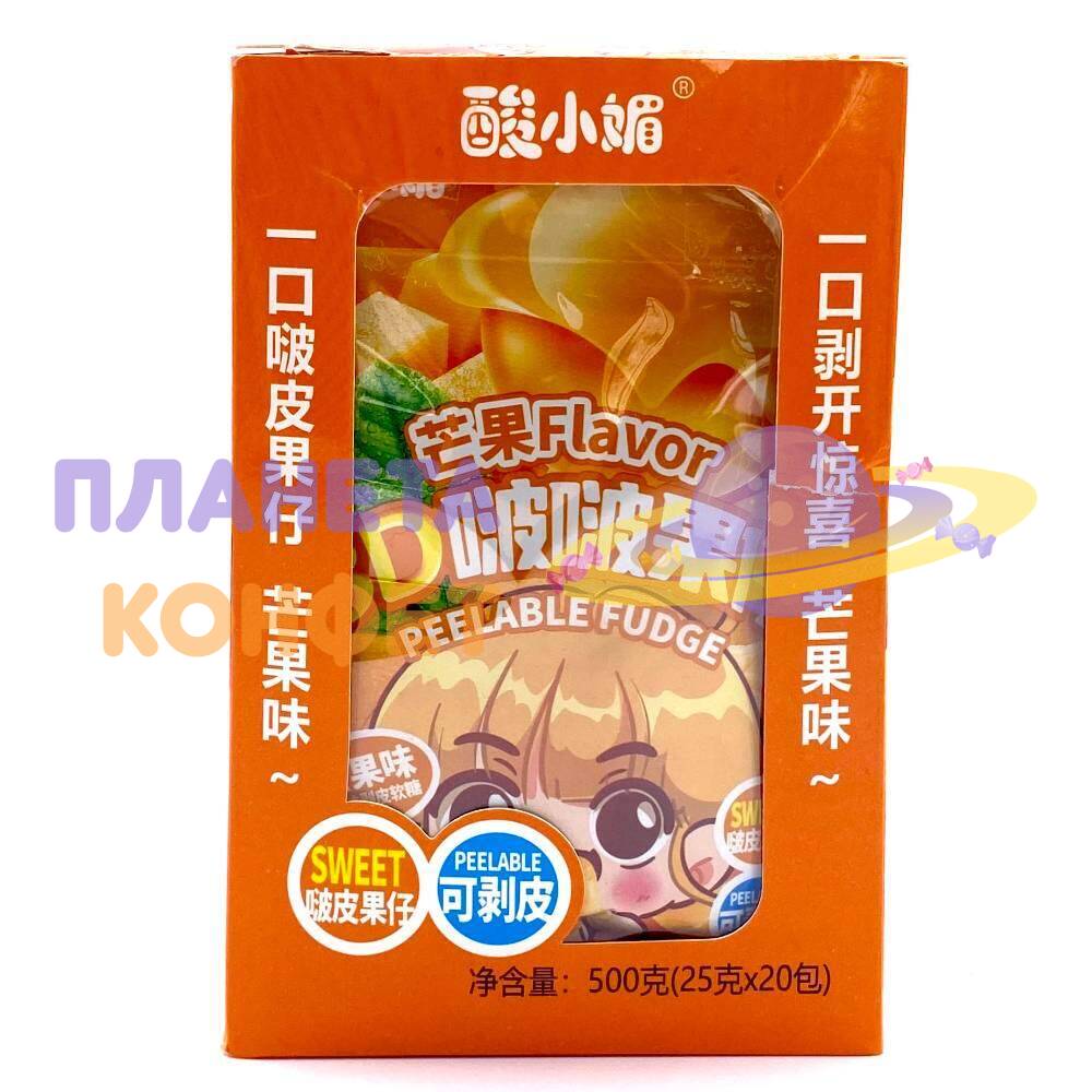Желе, зефир и мармелад из Азии: Мармелад 3D Peelable Fudge со вкусом Манго