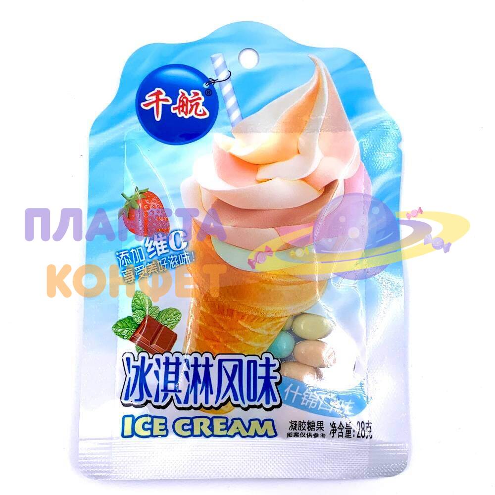 Конфеты сладкие из Азии: Жевательные конфеты со вкусом мороженого