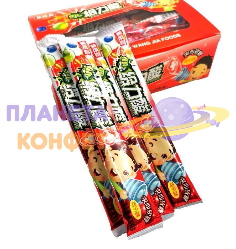 Конфеты сладкие из Азии: Жевательные конфеты "Jiwangjia" с помадкой ...