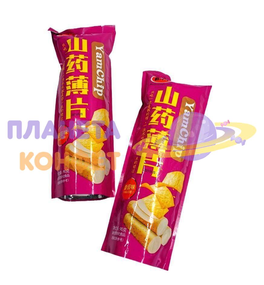Чипсы из Азии: Чипсы из ямса Большая упаковка"YamChip" со вкусом кетчуп
