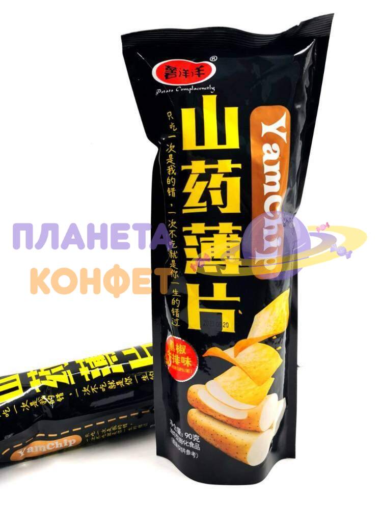 Чипсы из Азии: Чипсы из ямса Большая упаковка"YamChip" со вкусом ...