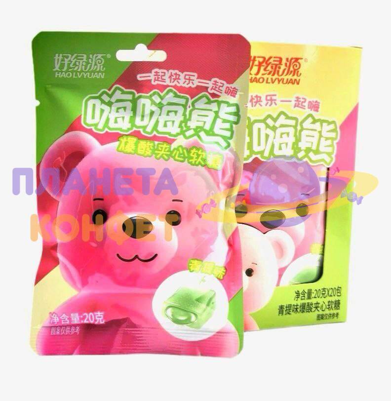 Желе, зефир и мармелад из Азии: Мармелад "Тедди" с жидкой начинкой ...