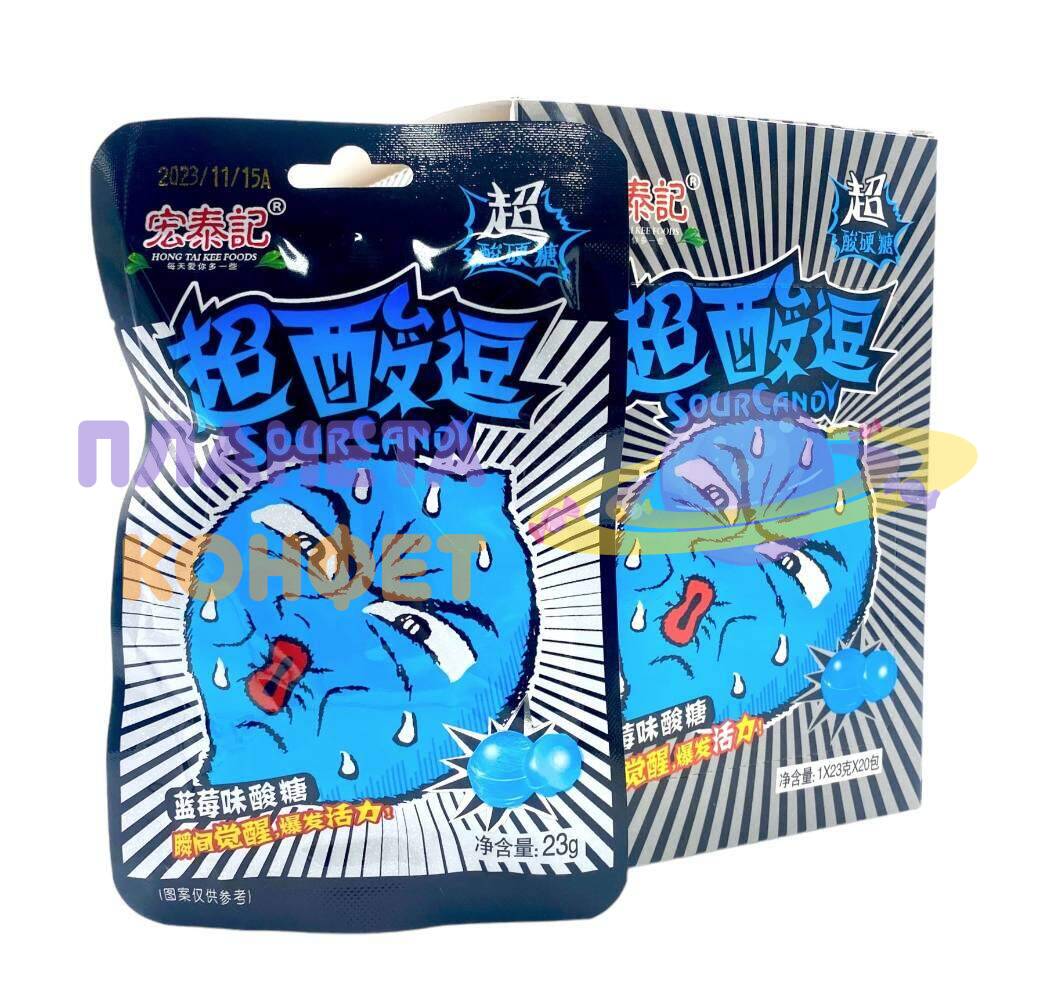 Конфеты кислые из Китая Кислые конфеты Sour Candy Hong Tai Foods со
