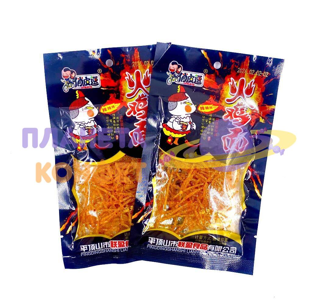 Снеки из Азии: Снек острый соломка со вкусом индейки